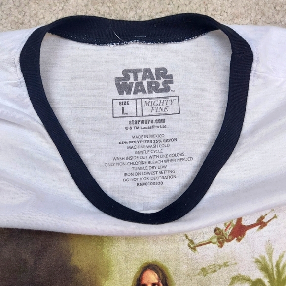 Star Wars Rogue One White Graphic T Shirt | Junior's Large - Picture 8 of 10